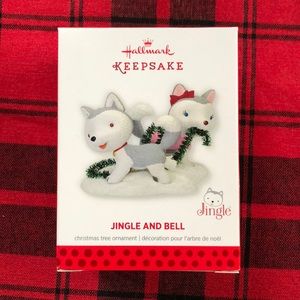 2013 Hallmark Keepsake Christmas Ornament.  Husky Jingle and Bell